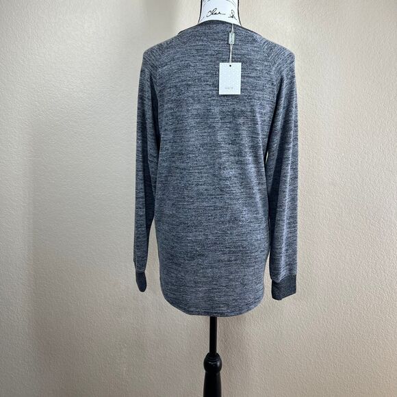 Haute Edition Ultra Soft Pullover Sweatshirt with Contrast Trim size M lagenlook - Picture 2 of 16